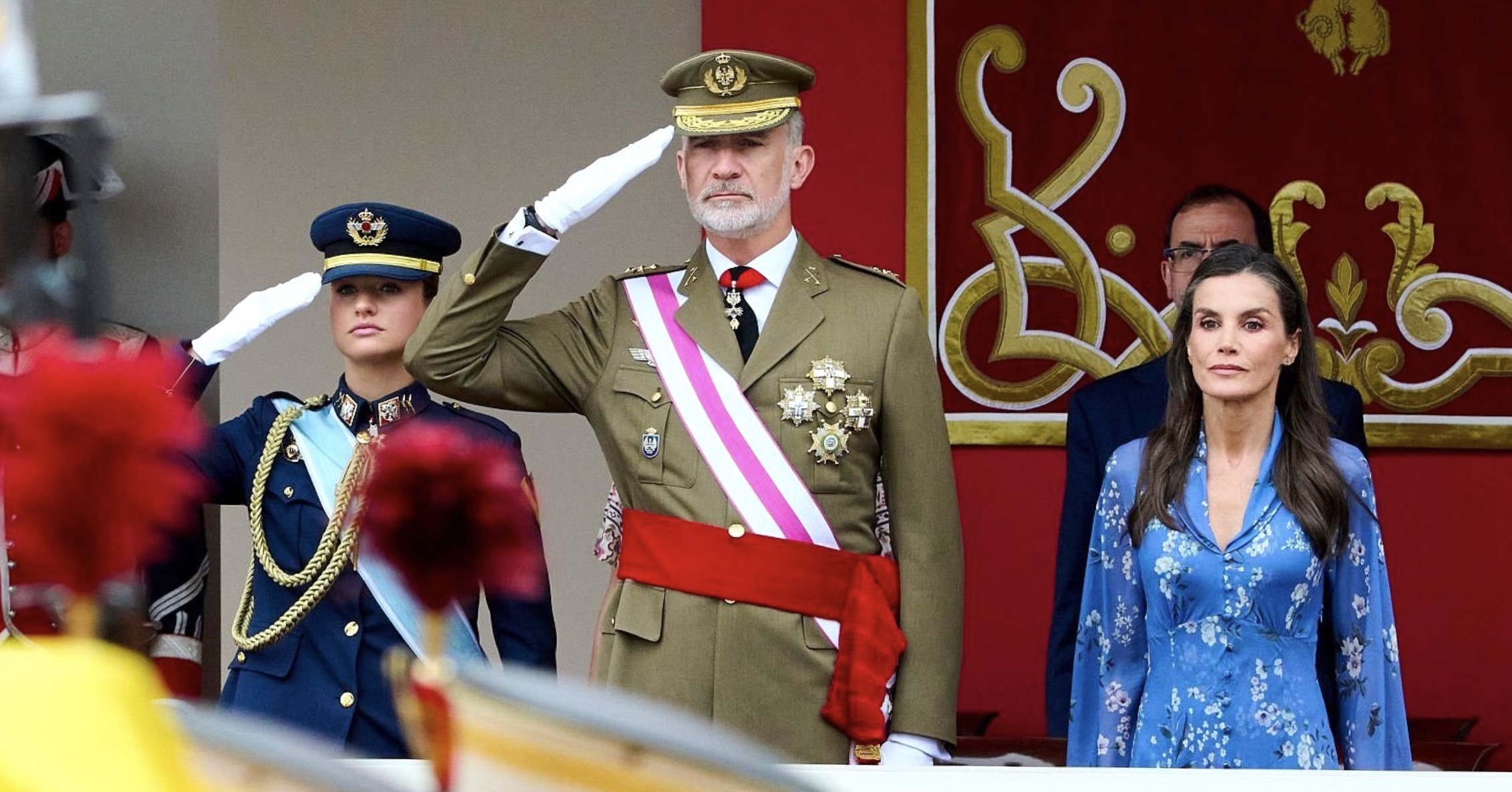 Spain's royal family attends Armed Forces Day parade in Vigo with Princess